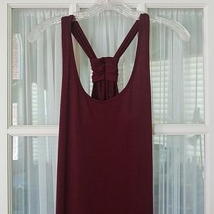Wine Red Maxi Dress